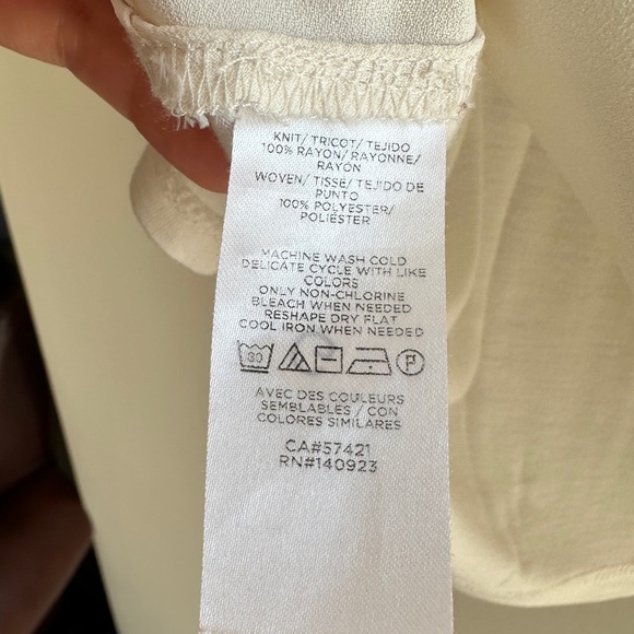 LOFT Creamy White Tank Top, Layering Tank, Business Casual, Size Medium - Picture 11 of 16